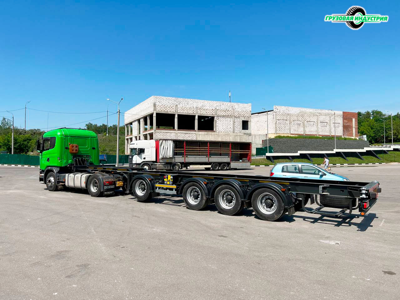 Отгрузка полуприцепа контейнеровоза Тонар К4-40 в Татарстан, г. Альметьевск. Отгрузка полуприцепа контейнеровоза Тонар К4-40 в Татарстан, г. Альметьевск.